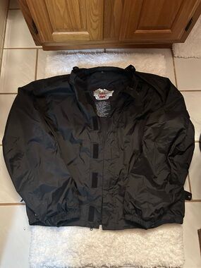 Harley-Davidson Windbreaker Jacket Black Men’s XL